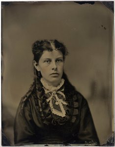 Bir Kadın Portresi,c.1870 (fotoğraf) by John G. Ellinwood