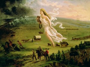 Amerikan İlerlemesi, 1872 by John Gast