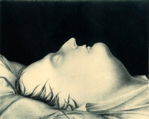 Napolyon ölüm döşeğinde, 1821, 1921. by John Gibbs