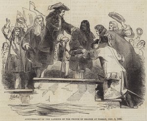 Orange Prensi'nin Torbay'a Çıkışının Yıldönümü, 5 Kasım 1688 by John Gilbert