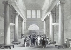 Henry Melville tarafından kazınmış Menkul Kıymetler Borsası, 1842 dolayları by John Gilbert