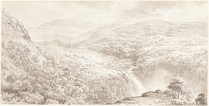 Şelaleli Dağ Vadisi by John Glover