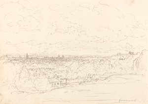 Greenwich'in Uzaktan Görünümü by John Glover