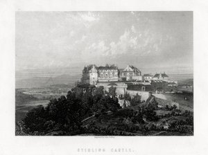 Stirling Kalesi, İskoçya, 1883. by John Godfrey