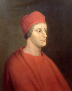 ವಿಲಿಯಂ ಷೇಕ್ಸ್‌ಪಿಯರ್‌ನ ಹೆನ್ರಿ VIII, 1662 ಟರ್ಕ್‌ನಿಂದ ವೋಲ್ಸಿಯಾಗಿ ನಟ ಹೆನ್ರಿ ಹ್ಯಾರಿಸ್‌ನ ಭಾವಚಿತ್ರ