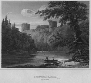 Bothwell Kalesi, Clydesdale, 1814 by John Greig