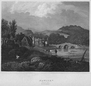 Hawick. Genel görünüm. Roxburghshire, 1814