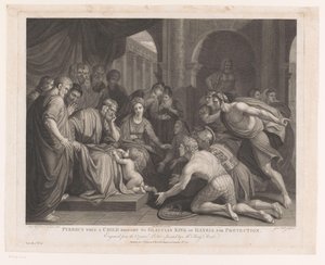 Pyrrhus, koruma için Kral Glaucias