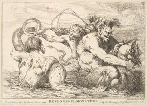 İntikamcı Canavarlar, 25 Ocak 1780. by John Hamilton Mortimer