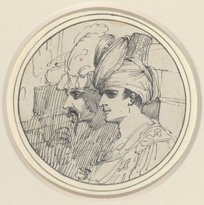 iki oryantal kafa by John Hamilton Mortimer