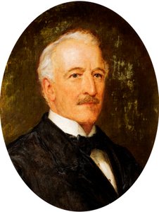 Baron Charles Conrad Adolphus du Bois de Ferrieres (1823-1908), Cheltenham için Liberal Milletvekili (1880-85), c.1885-1900 (tuval üzerine yağlı boya) by John Hanson Walker