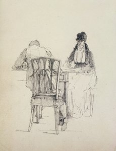 Okuyan Bir Adam, c.1804-30 by John Harden