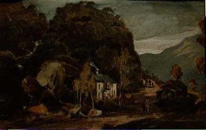 Borrowdale (kağıt üzerine sulu boya) by John Harden