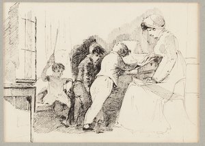 Jessy, Robert, Joseph ve Sophie, 1818 by John Harden