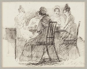 Oturan grup, 1808 by John Harden