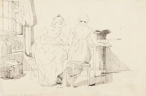 Whitehaven'da Beklerken, 1811 by John Harden