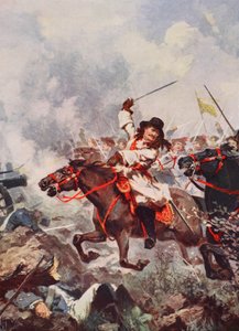 Büyük Seçmen Frederick William, Fehrbellin'de (renkli taş) by John Harris Valda