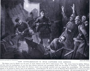 Oyunculuk Çavuş W Swan, Ocak 1915