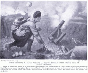 Lance Onbaşı P McNee, Neuve Chapelle