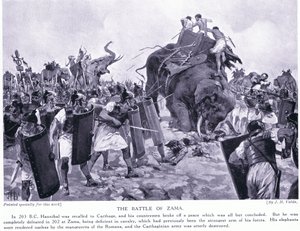 Zama Savaşı 203BC by John Harris Valda