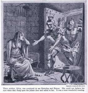 Anneleri Silvia, Romulus ve Remus