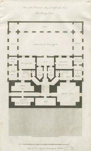 Stafford - Shire Salonunun Bodrum Kat Planı Öyküsü: gravür, nd [1794-1798] (baskı) by John Harvey