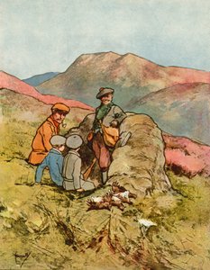 Chums: Orman tavuğu çekimi (renkli taş) by John Hassall