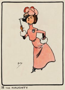 H the Haughty / J.Hassall / Zeichnung, 1903 by John Hassall