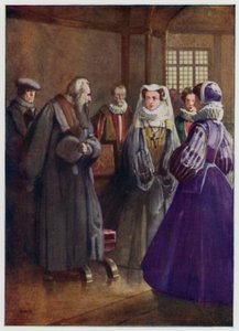 Presbiteryen reformcu John Knox, İskoç Kraliçesi Mary ile görüştü