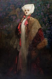 Leydi (tuval üzerine yağlı boya) by John Hassall
