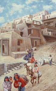 Pueblo Köyü, 1900 by John Hauser