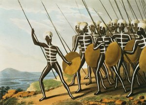 Yeni G. Galler Savaşçıları M. Dubourg (fl.1813-1820) 1813 (litho) tarafından oyulmuş