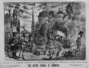 Hak davasında cesur ve korkusuz: liyakat için bir haraç!, Boston Journal of Commerce tarafından yayınlandı, 1873