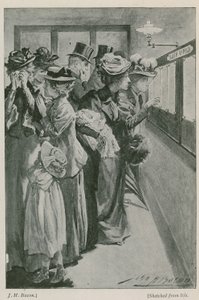 The casualty list at the War Office  by John Henry Frederick Bacon