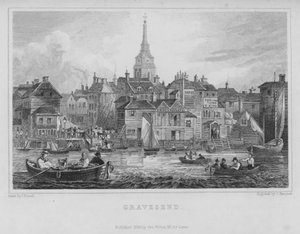 Gravesend, Kent (gravür)