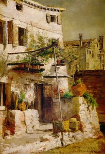 Bir Venedik Sahnesi, 1877 by John Henry Twachtman