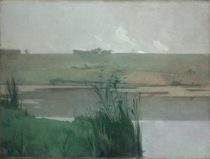 Arques-la-Bataille, 1885. by John Henry Twachtman