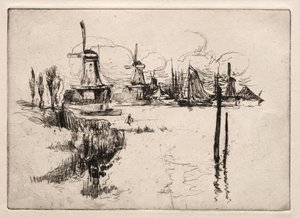 Dordrecht. by John Henry Twachtman