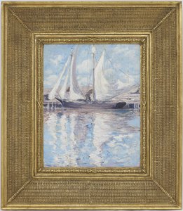 Kurutma Yelkenleri, c.1900 by John Henry Twachtman