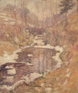 Baldıran Havuzu, c.1900 by John Henry Twachtman