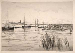 Hollanda Leydileri by John Henry Twachtman