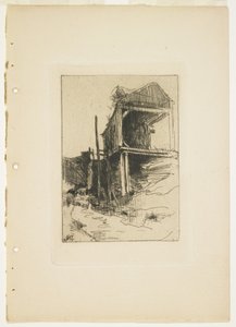 ದಿ ಅಬಾಂಡನ್ಡ್ ಮಿಲ್, 1888-1889ಟರ್ಕ್ by John Henry Twachtman