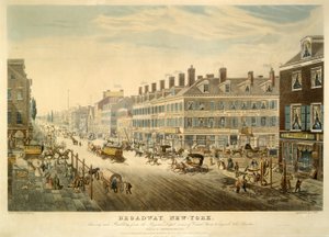 Broadway, New York, bar. 1850