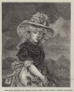 Ekselansları Prenses Sophia çocukken by John Hoppner