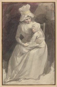 Bayan Skinner ve Çocuk by John Hoppner