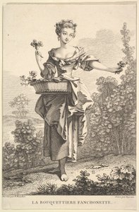 Çiçek Kız Fanchonette, 1741-63.