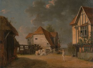 The Maid of the Mill'den bir sahne by John Inigo Richards RA