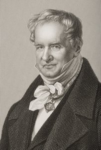 Friedrich Heinrich Alexander Humboldt (1769-1859), Baron von Humboldt, D.J. Bir fotoğraftan Pound, The Drawing-Room of Eminent Personages, Cilt 2, Londra, 1860 (engra by John Jabez Edwin Paisley Mayall