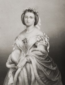 H.R.H. Prenses Victoria Adelaide Maria Louisa (1840-1901) İngiltere Prensesi Kraliyet, D.J. Lo