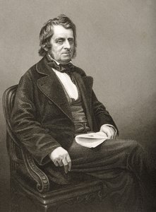 John Arthur Roebuck (1801-79) engraved by D.J. Pound from a photograph, from 